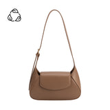 Melody Mocha Recycled Vegan Shoulder Bag