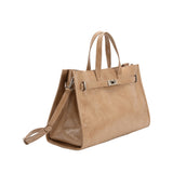 Sutton Tan Recycled Vegan Tote Bag