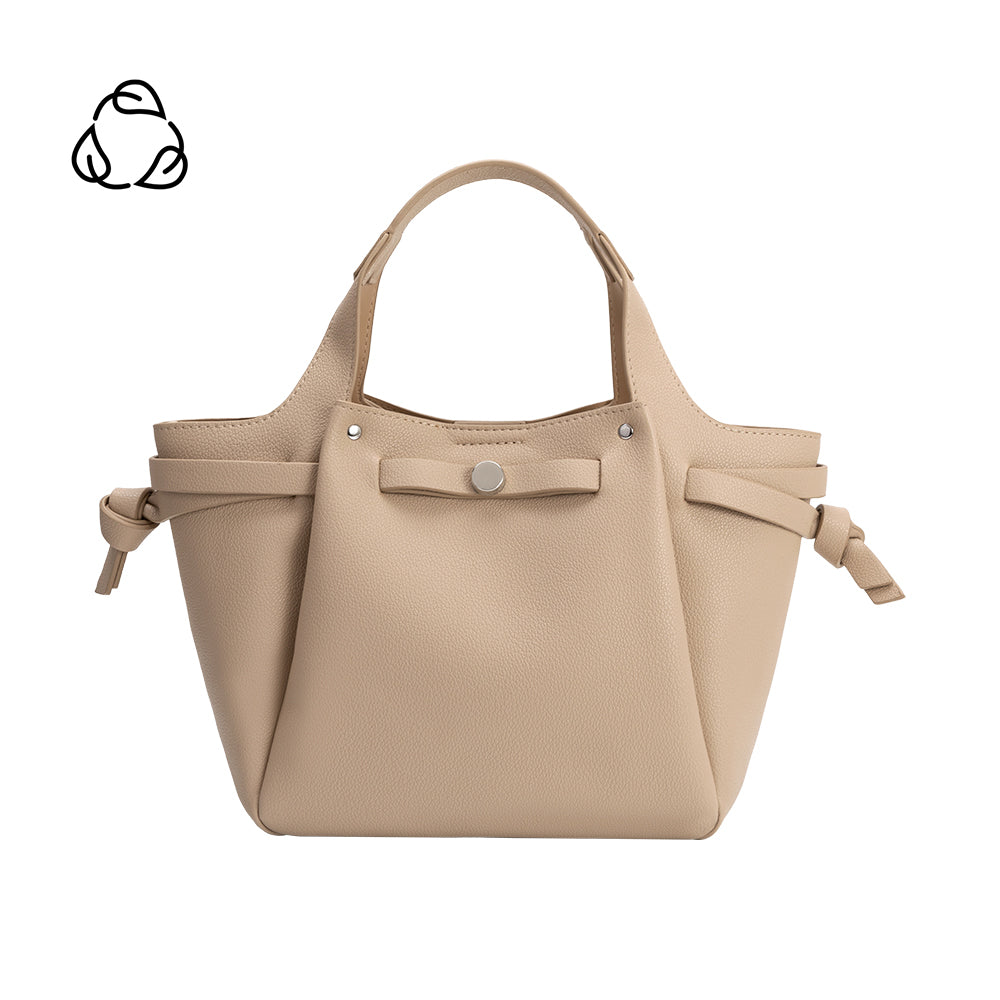 【美品】Oribianco leather bag Nude Avril Recycled Vegan Leather Top Handle Bag | Melie Bianco