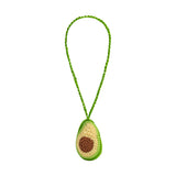 Avocado Green Crochet Bag Charm