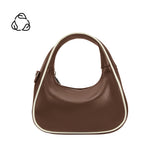 Sarita Chocolate Recycled Vegan Crossbody Bag