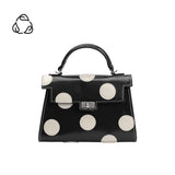 Maisel Black Recycled Vegan Top Handle Bag