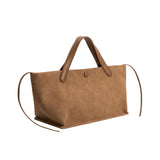Jill Tan Suede Recycled Vegan Tote Bag