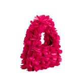 Bloom Fuchsia Vegan Satin Top Handle Bag