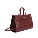 Sutton Burgundy Recycled Vegan Tote Bag