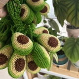 Avocado Green Crochet Bag Charm