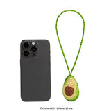 Popcorn Yellow Crochet Bag Charm