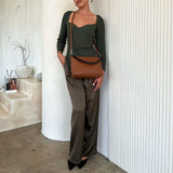 Cindy Black Recycled Vegan Crossbody Bag