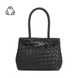 Selma Black Recycled Vegan Crossbody Bag