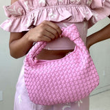 Drew Pink Small Recycled Vegan Top Handle Bag