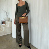 Elizabeth Black Recycled Vegan Crossbody Bag