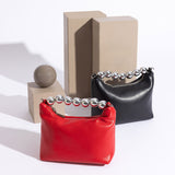 Esme Black Recycled Vegan Top Handle Bag