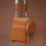 Iris Saddle Recycled Vegan Crossbody Bag