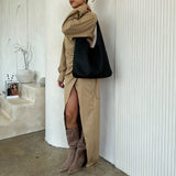 Kenya Black Recycled Vegan Shoulder Bag