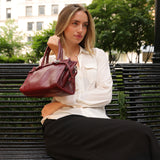 Rhonda Olive Recycled Vegan Top Handle Bag