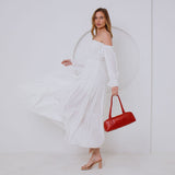 Serafina Ivory Recycled Vegan Shoulder Bag