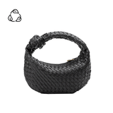 Larissa Mini Black Recycled Vegan Top Handle Bag