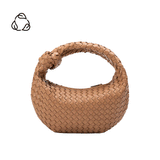 Larissa Mini Caramel Recycled Vegan Top Handle Bag