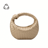 Larissa Mini Gold Recycled Vegan Top Handle Bag