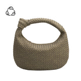 Brigitte Olive Large Recycled Vegan Shoulder Bag