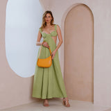 Willow Orange Recycled Vegan Shoulder Bag