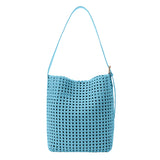 A large sky woven nylon tote bag with a zip pouch inside.