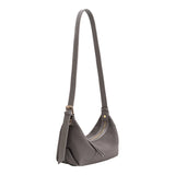 Lilith Gray Suede Vegan Top Handle Bag