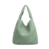 Johanna Light Teal Large Recycled Vegan Shoulder Bag