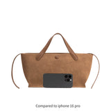 Jill Tan Suede Recycled Vegan Tote Bag