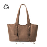 Phoebe Mocha Recycled Vegan Shoulder Bag