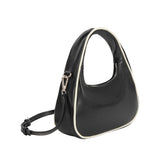 Sarita Black Recycled Vegan Crossbody Bag