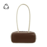 Micaela Chocolate Recycled Vegan Shoulder Bag