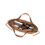 Jill Tan Suede Recycled Vegan Tote Bag