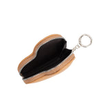 Puffy Heart Tan Vegan Bag Charm