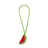 Watermelon Red Crochet Bag Charm