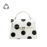 Maisel White Recycled Vegan Top Handle Bag