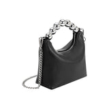 Esme Black Recycled Vegan Top Handle Bag