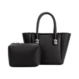 Harlow Black Recycled Vegan Top Handle Bag