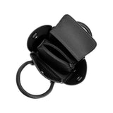 Harlow Black Recycled Vegan Top Handle Bag