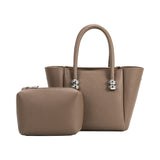 Harlow Taupe Recycled Vegan Top Handle Bag