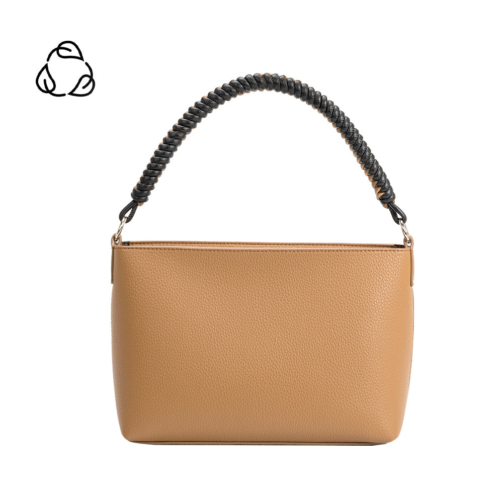 Nude Cindy Recycled Vegan Leather Crossbody Bag | Melie Bianco