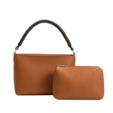 Cindy Saddle Recycled Vegan Crossbody Bag