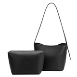 Irina Black Recycled Vegan Shoulder Bag