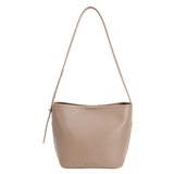 Irina Taupe Recycled Vegan Shoulder Bag