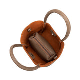 Mariah Taupe Recycled Vegan Tote Bag