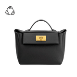 Elizabeth Black Recycled Vegan Crossbody Bag