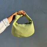 Drew Pistachio Small Recycled Vegan Top Handle Bag