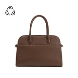 Marlo Espresso Recycled Vegan Top Handle Bag