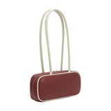 Micaela Burgundy Recycled Vegan Shoulder Bag