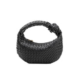 Larissa Mini Black Recycled Vegan Top Handle Bag